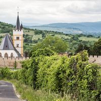 Ansicht über Ingelheim am Rhein